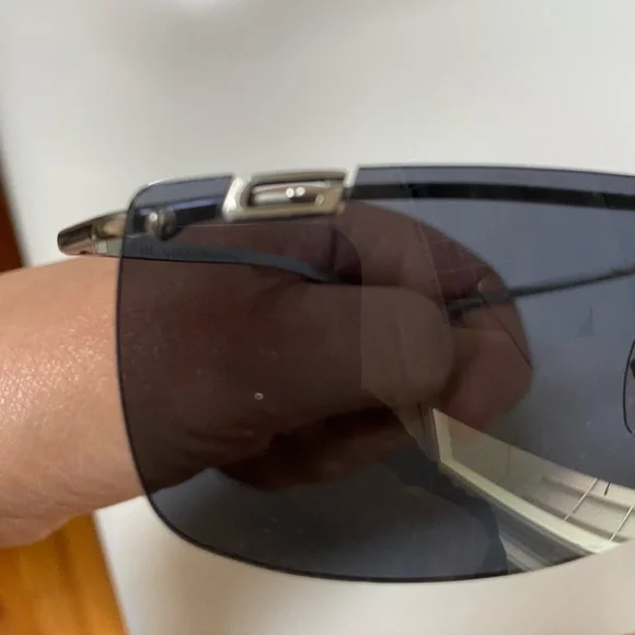 Vintage Gucci GG 1717/S Shield Sunglasses Rimless - Picture 2 of 7